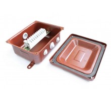 Коробка распределительная монтажная КМ 43-10 У3 IP43 ступенчатый ПВХ ввод  zeta30338  ГОФРОМАТИК