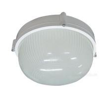 Светильник для ЖКХ под лампу НПП Банник 1301 Круг малый 03-013 60Вт ЛН/КЛЛ/LED Е27 IP65 опал, корпус белый  1005500934  Элетех