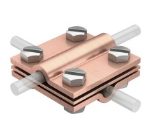 Соединитель прутка крестовой  * (252 8-10 CU)  5312418  OBO Bettermann