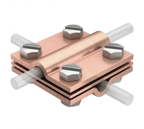 Соединитель прутка крестовой  * (252 8-10 CU)  5312418  OBO Bettermann