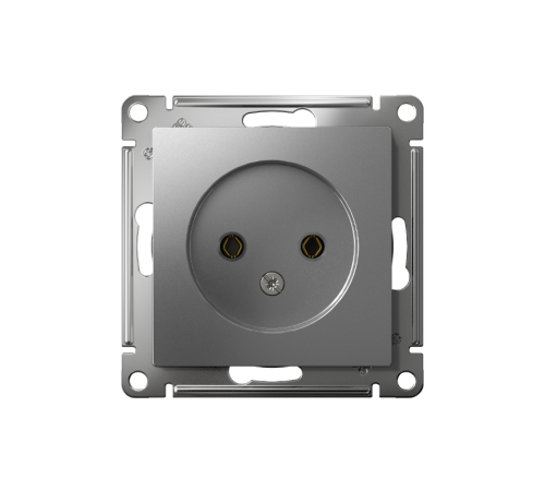 AtlasDesign Сталь Розетка без заземления, 16А, механизм  ATN000941  SE