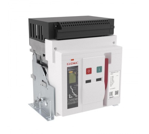 Воздушный авт. выкл. YON AGS16S 3Р 1600 А 80 кА, размер N, расцепитель 3H, фиксированный, упр. 220 В AC, гор. подкл.  AGS16S-N3FH-6-222K  DKC