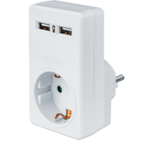 Адаптер 61 699 NAD-USB02-1E-C-WH с/з 1 гн. USB2.1A 61699 Navigator