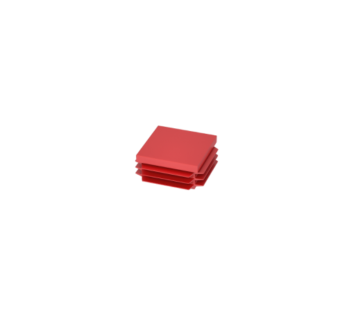 Заглушка для страт-профиля 41*41 RAL3020 Красный  ZU41*41 RAL3020  КМ-профиль