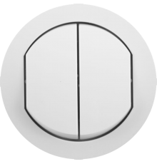 Celiane Белый Клавиша 2-ая IP44  067802  Legrand