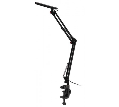 Настольный светильник NLED-507-8W-BK светодиодный на струбцине чёрный  Б0058338  ЭРА