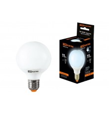 Лампа энергосберегающая КЛЛ  11Вт Е27 840 шарообразная G55  SQ0323-0162  TDM