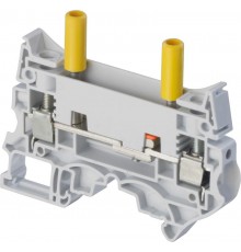 Клемма ZS10-ST-T4 со скользящей перемычкой для цепей трансформатора тока, встроенные тестовые гнезда IP20  1SNK508311R0000  TE
