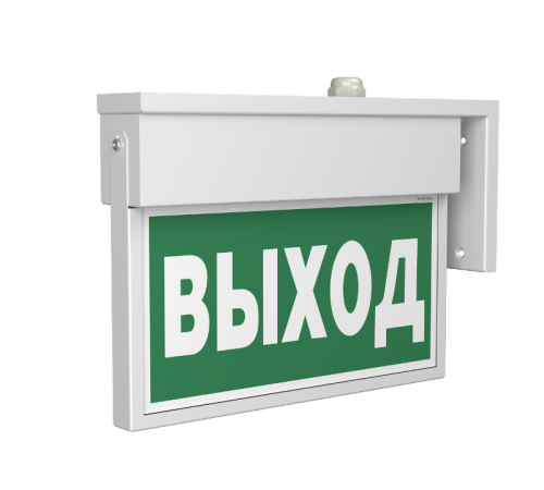 Указатель аварийный светодиодный  BS-FLAG-73-S1-INEXI2 6,7Вт 3ч постоянный накладной IP65   a15611  Белый свет