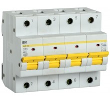 Выключатель автоматический четырехполюсный ВА47-150 63А D 15кА KARAT  MVA50-4-063-D  IEK