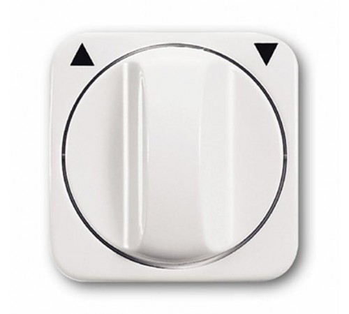 Плата центральная (накладка) с поворотной ручкой для перекл. на 3 положения серия Reflex SI, цвет альп. белый  1710-0-3109   2CKA001710A3109  ABB