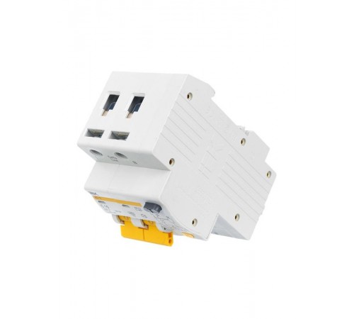 Выключатель автоматический дифференциального тока АД12 2п 16А C 30мА тип AC (3 мод)  MAD10-2-016-C-030  IEK