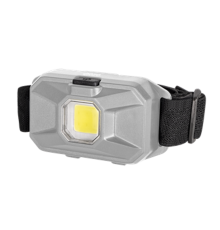 Фонарь светодиодный налобный H8-L1W-gy налобн. 1Вт COB, 3xAAA, сер.  .5031159  ФАZА