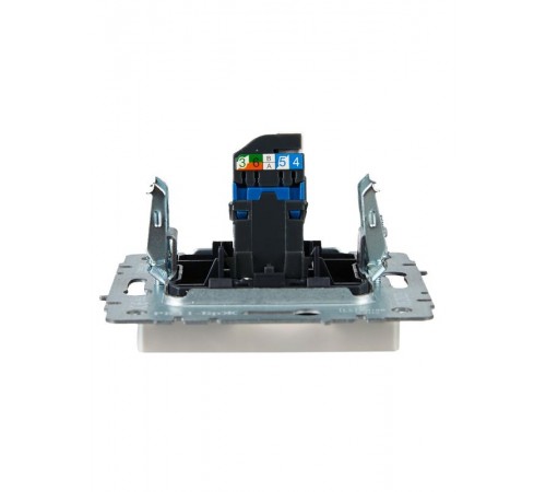 BRITE Розетка компьютерная RJ45 кат.6 РК11-БрЖ жемчуг  BR-K10-2-K36  IEK