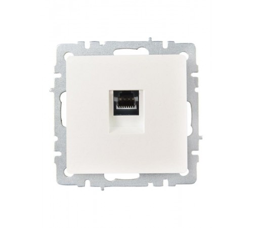 BRITE Розетка компьютерная RJ45 кат.6 РК11-БрЖ жемчуг  BR-K10-2-K36  IEK