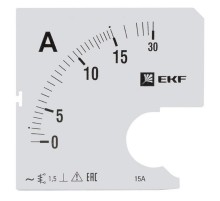 Шкала сменная для A961 15/5А-1,5 EKF PROxima  s-a961-15  EKF