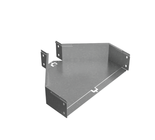 Переходник центральный 100х100-400 мм "ПЛЮС" HD  PDplus100-100-400-C HD   КМ-профиль