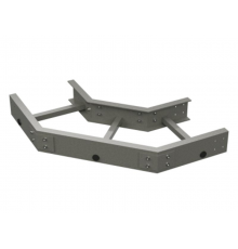 Угол горизонтальный 90° 100x400 R300, стеклопластик  GLG91040R  DKC