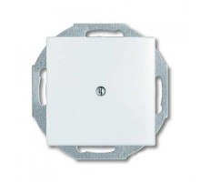 ABB Basic 55 Альп. белый Заглушка с суппортом  1715-0-0312   2CKA001715A0312  ABB