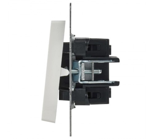 BRITE Выключатель 1-клавишный проходной 10А ВС10-1-6-БрБ белый  BR-V12-0-10-K01  IEK