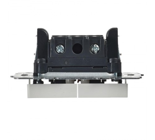 BRITE Выключатель 2-клавишный с индикацией 10А ВС10-2-1-БрБ белый   BR-V20-1-10-K01  IEK