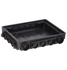 Коробка напольная PRIMER под лючок ONFLOOR 24  KNU-80-16-PA-9011  IEK