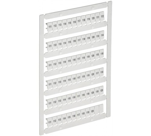 ARMAFIX Маркер для CTS/CP 4мм2 с символами "111-120"   AF-CT10D-M-004-12  IEK (ИЭК)