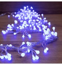 Гирлянда Мишура LED 6 м прозрачный ПВХ, 576 диодов, цвет синий  303-613  NEON-NIGHT