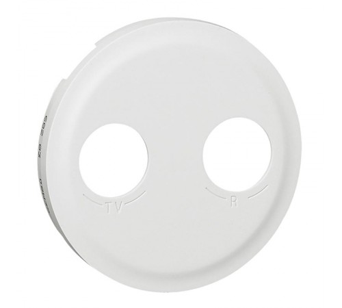 Celiane Белый Накладка TV-FM-SAT розетки  068285  Legrand