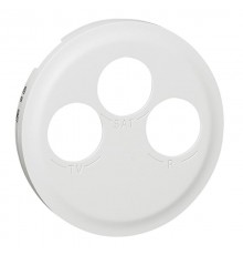 Celiane Белый Накладка TV-FM-SAT розетки  068285  Legrand