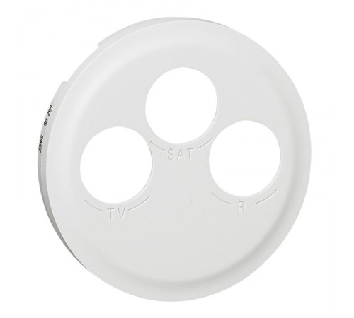 Celiane Белый Накладка TV-FM-SAT розетки  068285  Legrand