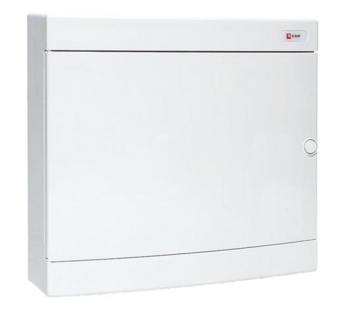 Щит распределительный навесной "Unix" белая дверь 2х18 модулей IP41 EKF PROxima  ux-2x18-nw  EKF