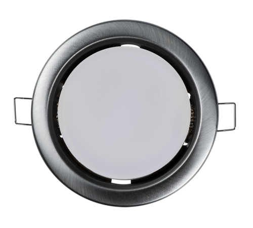 Светильник точечный встраиваемый под лампу ДВО PGX53 10639.26 15Вт GX53 IP20 хром матовый  1016782  Jazzway