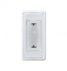 Simon 27 Индикатор системы "ждите-входите", прозрачный рассеиватель, узкий модуль, S27, белый  27808-34  Simon