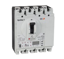 Выключатель автоматический с блоком защиты от токов утечки OptiMat T250H-RCA ETE 250A 4P  357077  КЭАЗ