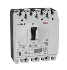 Выключатель автоматический с блоком защиты от токов утечки OptiMat T250L-RCA ETE 100A 4P  356998  КЭАЗ