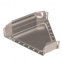 Угол горизонтальный 45 градусов Стандарт INOX (AISI 409) 400х100  PR16.3478  Промрукав