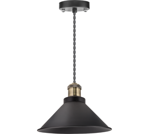 Светильник NIL-WF02-008-E27 60Вт 1,5м. метал. черный/бронза  61536  Navigator