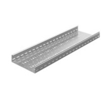 Лоток перфорированный 200х65х3000, толщ. 1,5 мм, гор. цинк  УЛП-200х65х3000-1,5-ГЦ  Ostec