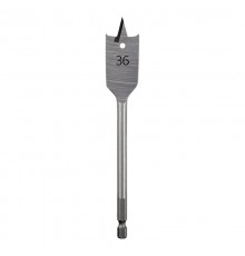 Сверло перовое по дереву 36х152 мм (шестигранный хвостовик)  KR-91-0675  Kranz