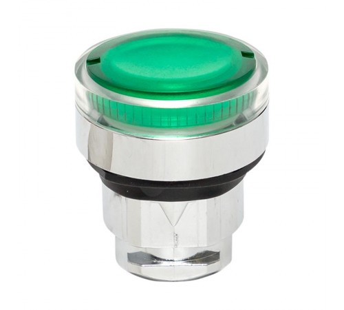 Исполнительный механизм кнопки XB4 зеленый плоский возвратный без фиксации, с подсветкой EKF PROxima    XB4BW-G   EKF 