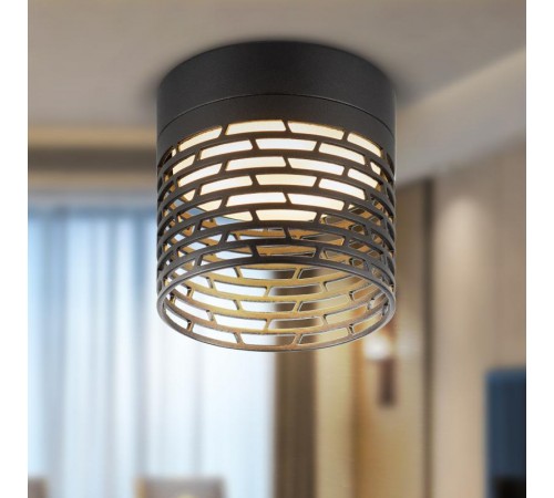 Светильник настенно-потолочный спот  OL53 BK под лампу GX53 черный IP20  Б0061190  ЭРА