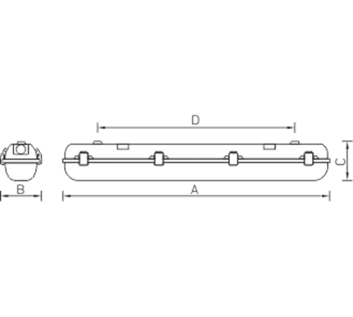 Светильник светодиодный промышленный ARCTIC.OPL ECO LED 1500 TH EM 5000K  1088000250  Световые Технологии