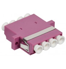 ITK Адаптер оптический проходной LC-Quad OM4 UPC  FC-LCQ-UPC-04  ITK