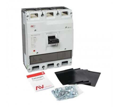 Выключатель автоматический AV POWER-4/3 630А 100kA TR AVERES  mccb-43-630H-TR-av  EKF
