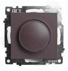 Выключатель диммирующий TRIAC (механизм) 250В, 500W, серия Катрин, GLS10-7106-04, шоколад  49017  STEKKER