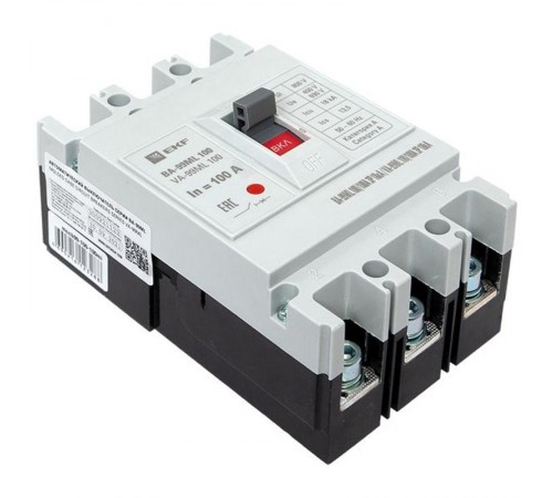 Выключатель автоматический ВА-99М 100/100А 3P 18кА EKF Basic  mccb99-100-100mI  EKF