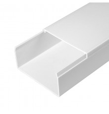 Кабель-канал белый 80х40 (30м/уп) 2-й замок в г/к   PR.058040  Промрукав