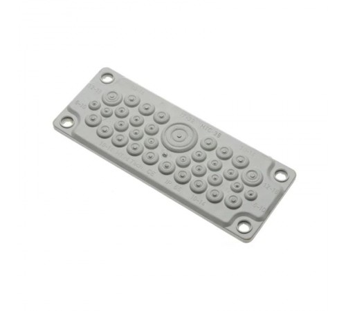 Кабельный ввод мембранный 35 отверстий d=6-32 мм IP65 серый  PR08.26508  Промрукав