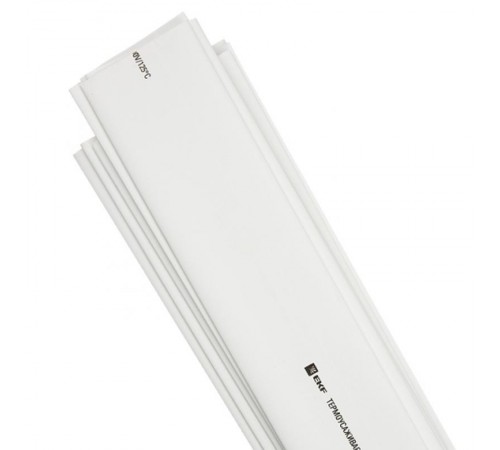 Термоусаживаемая трубка ТУТ нг 25/12,5 белая EKF PROxima  tut-25-w-1m  EKF